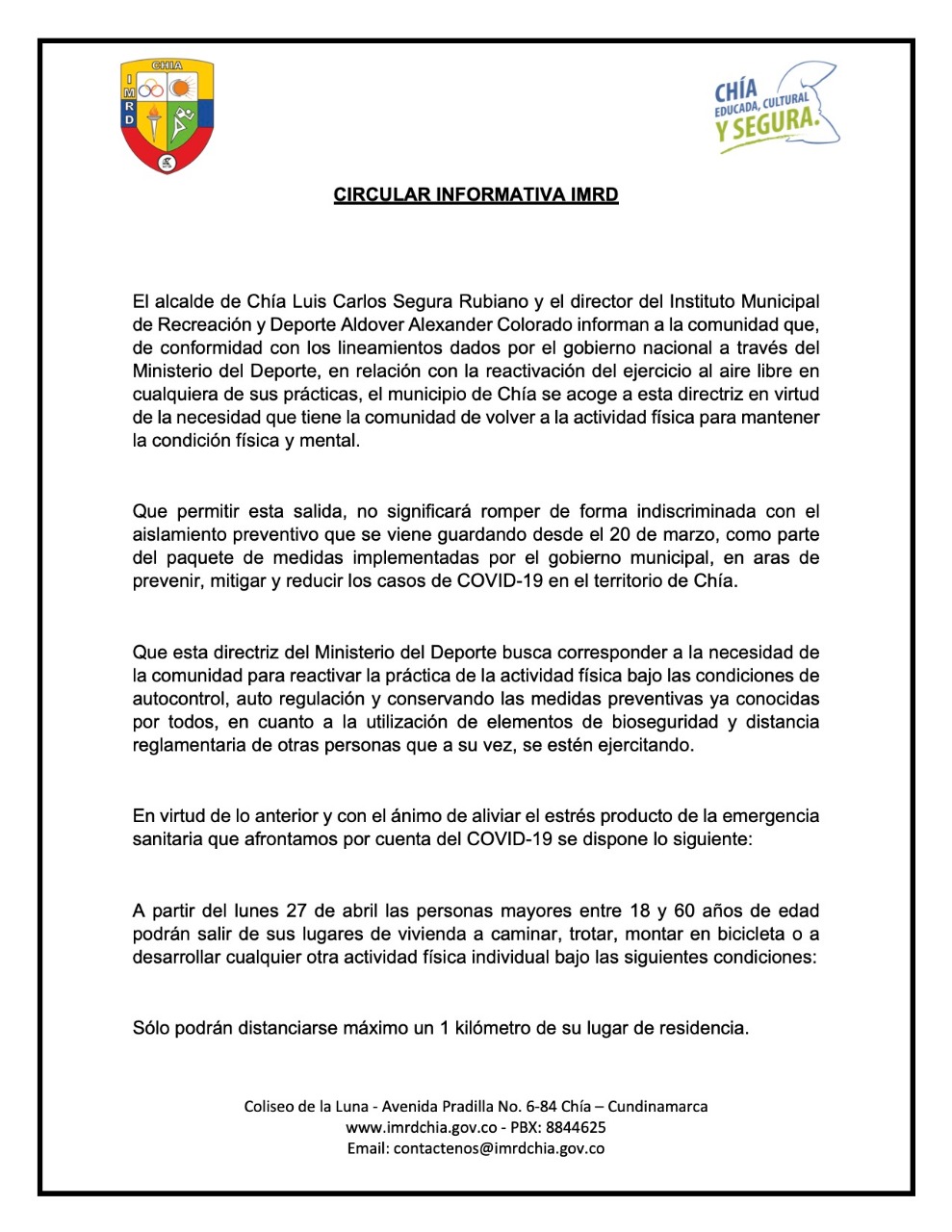 CIRCULAR INFORMATIVA 2