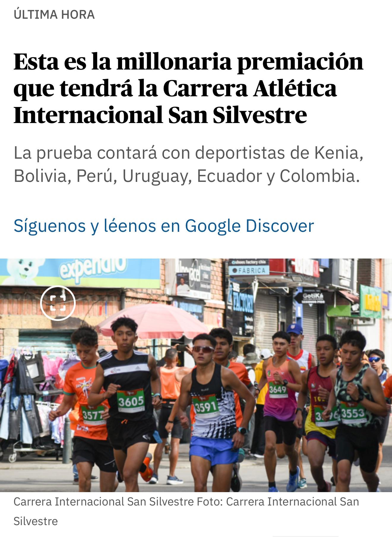 SAN SILVESTRE EN LOS MEDIOS