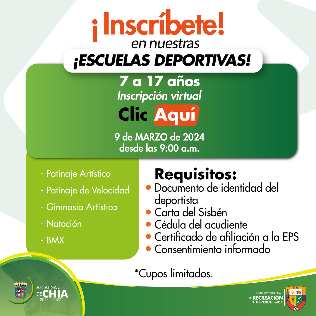 Inscripciones otras disciplinas