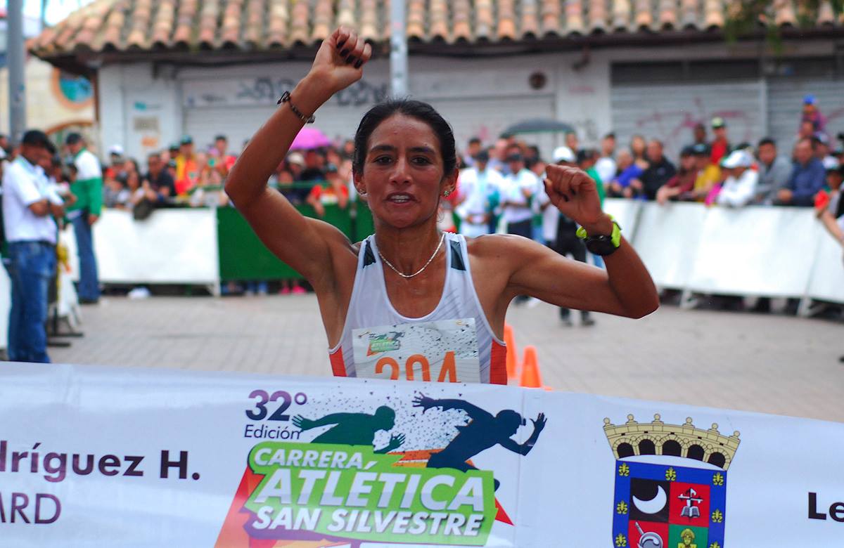 ANGIE ORJUELA GANADORA SAN SILVESTRE 2018