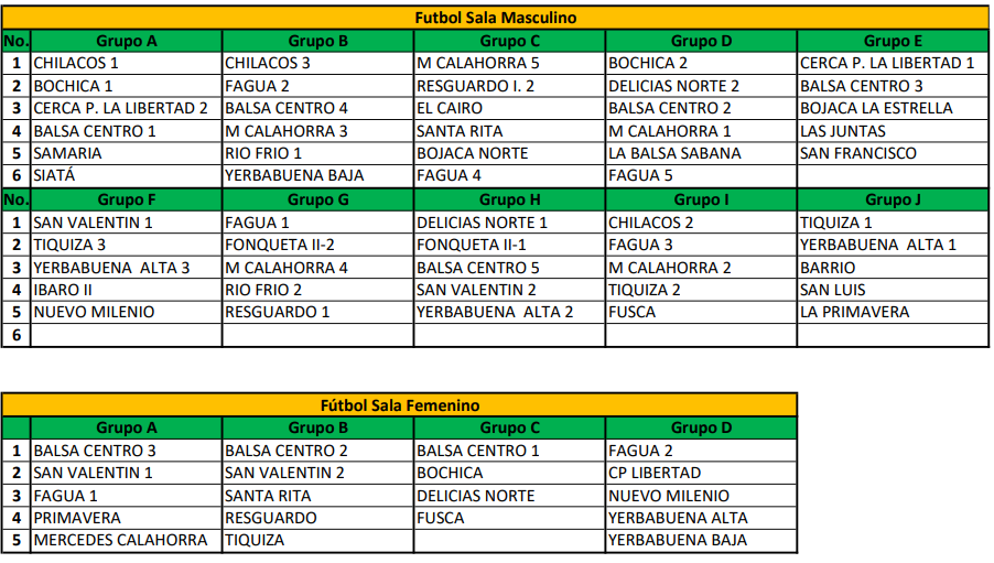 JUEGOS COMUNALES 12 JUNIO B