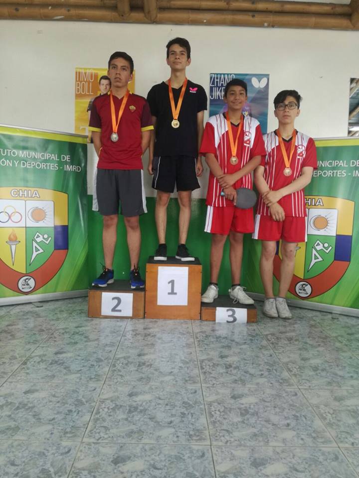Tenis mesa intercolegiadod