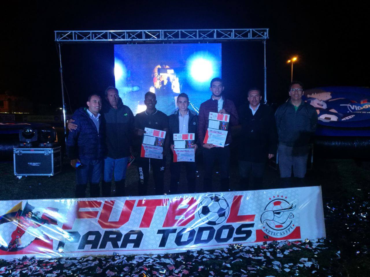 Tres jugadores de chiaa