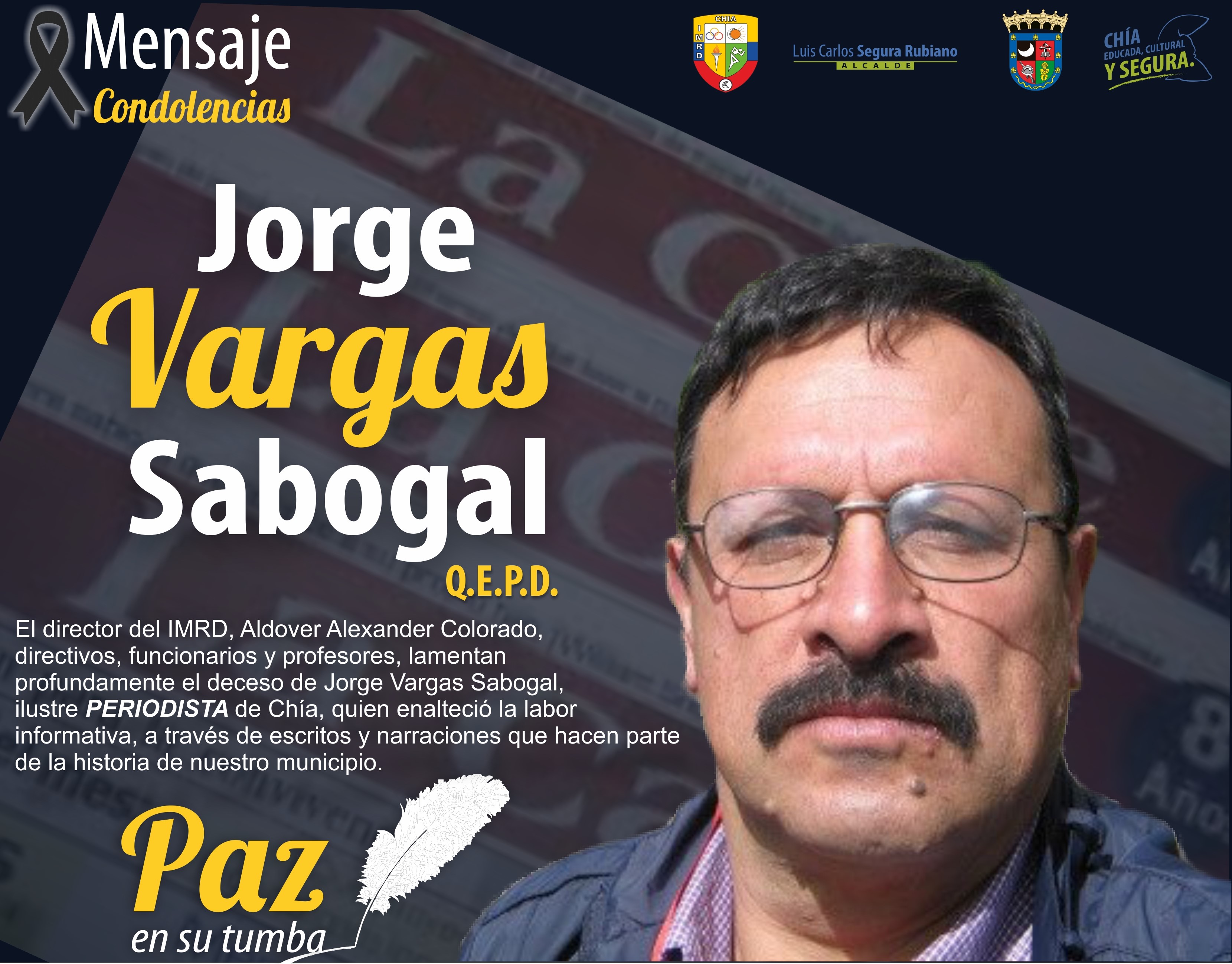 MENSAJE POSTUMO DE JORGE VARGAS