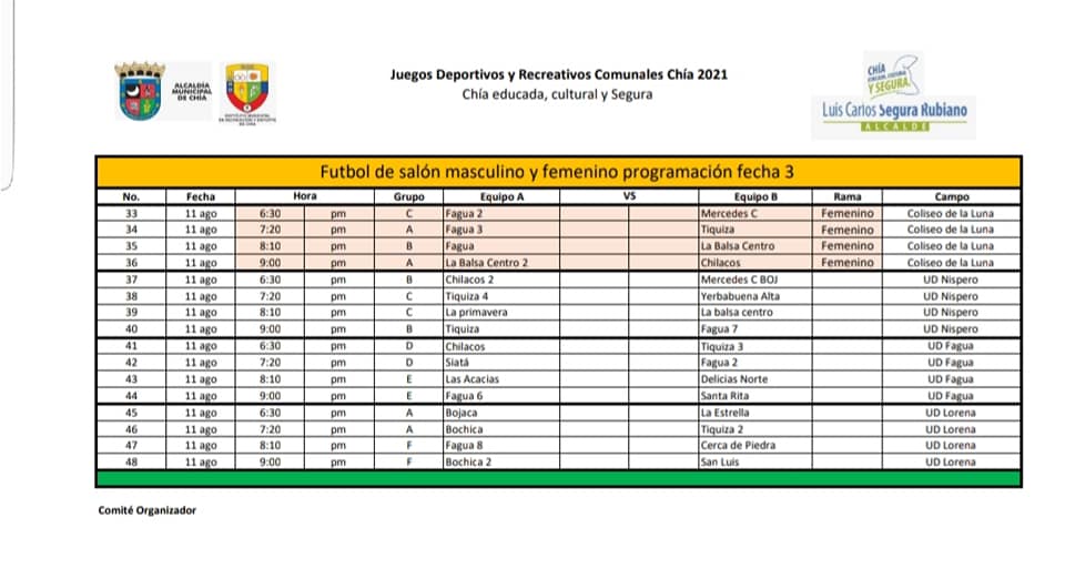 PROGRAMACIÓN COMUNAL 11 AGOSTO2