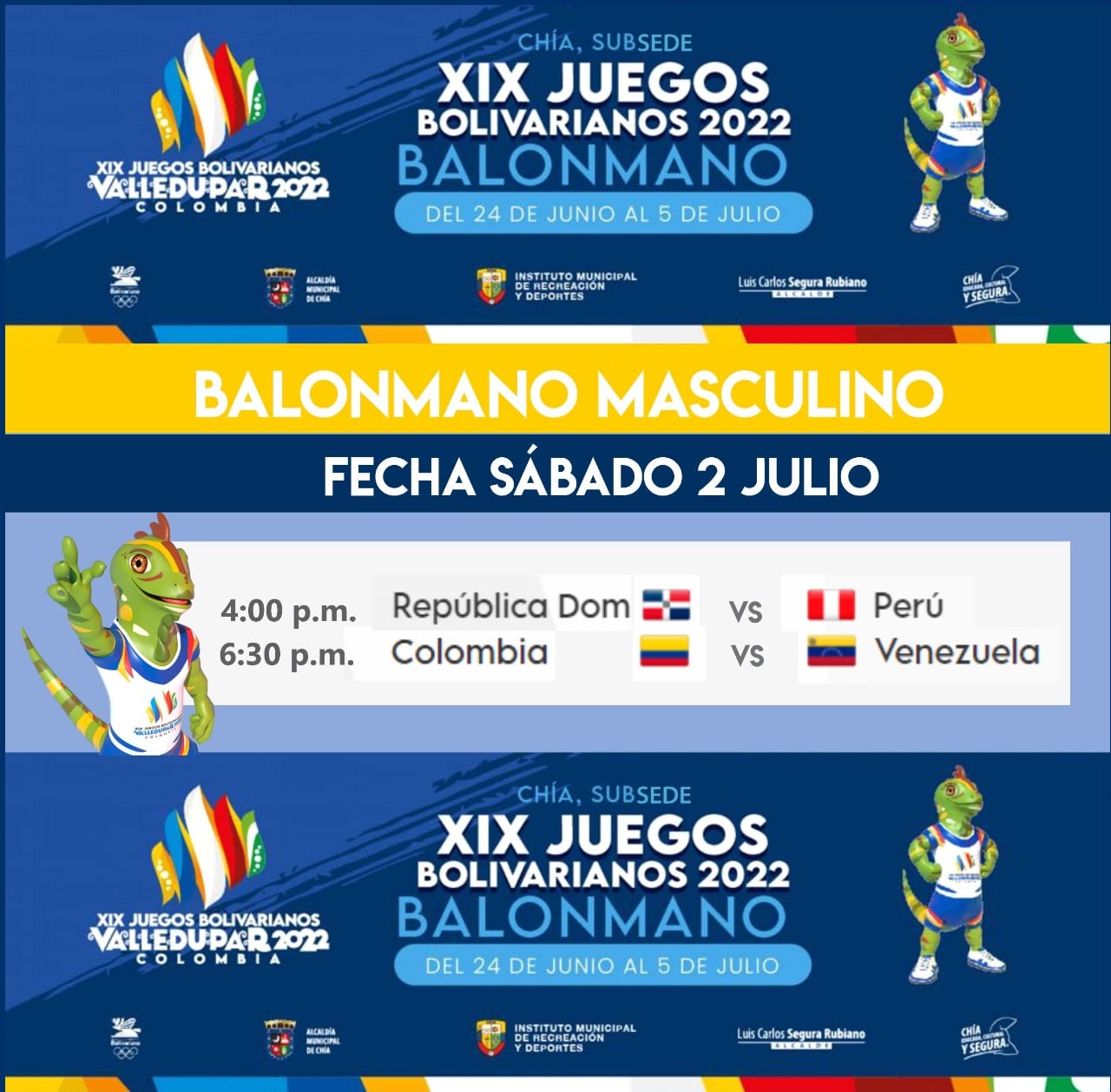 BOLIVARIANOS BALONMANO 2 JULIO 1 1