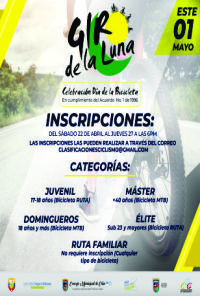 inscripciones Giro de la luna 22 de abril A