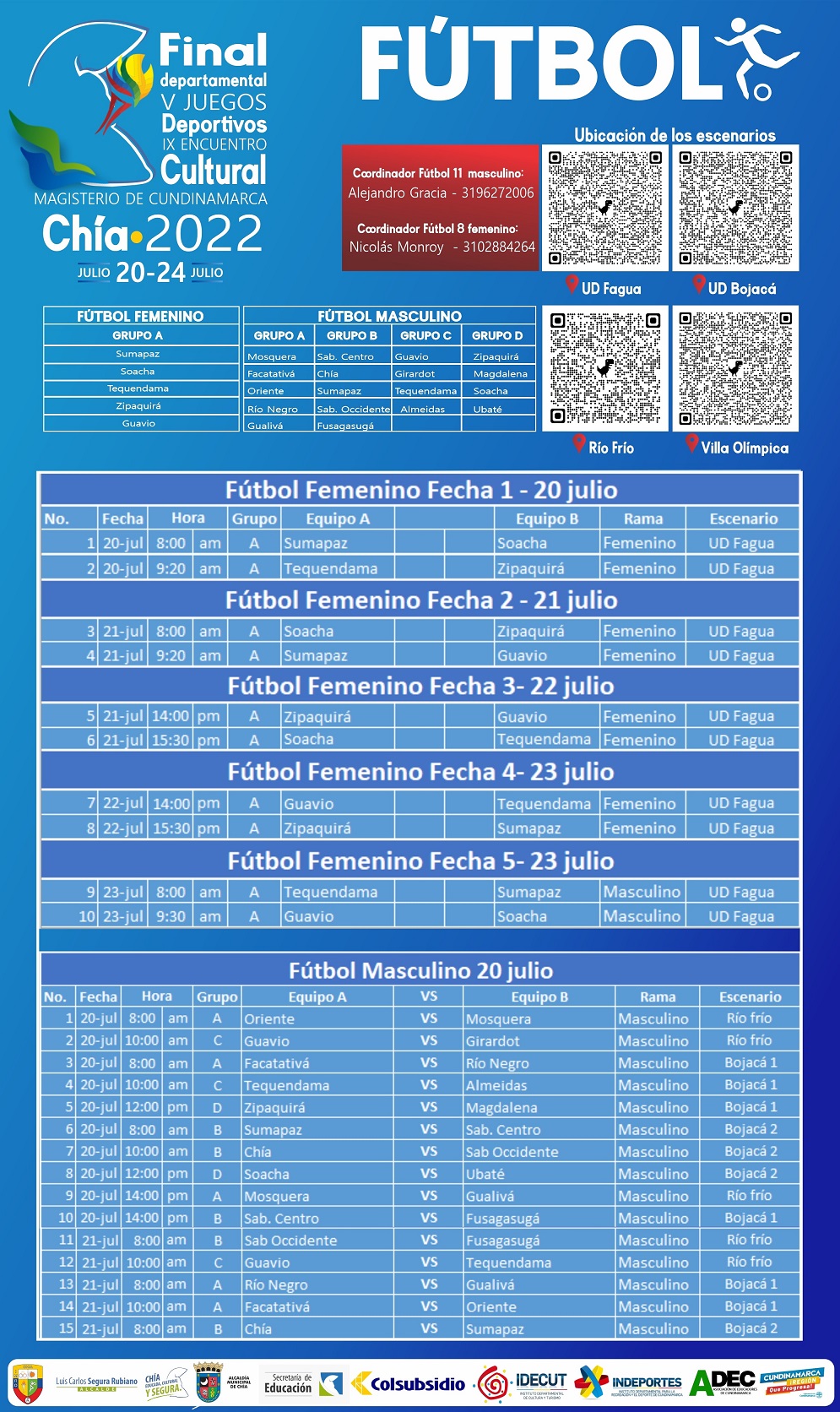 PROGRAMACION FÚTBOL 1