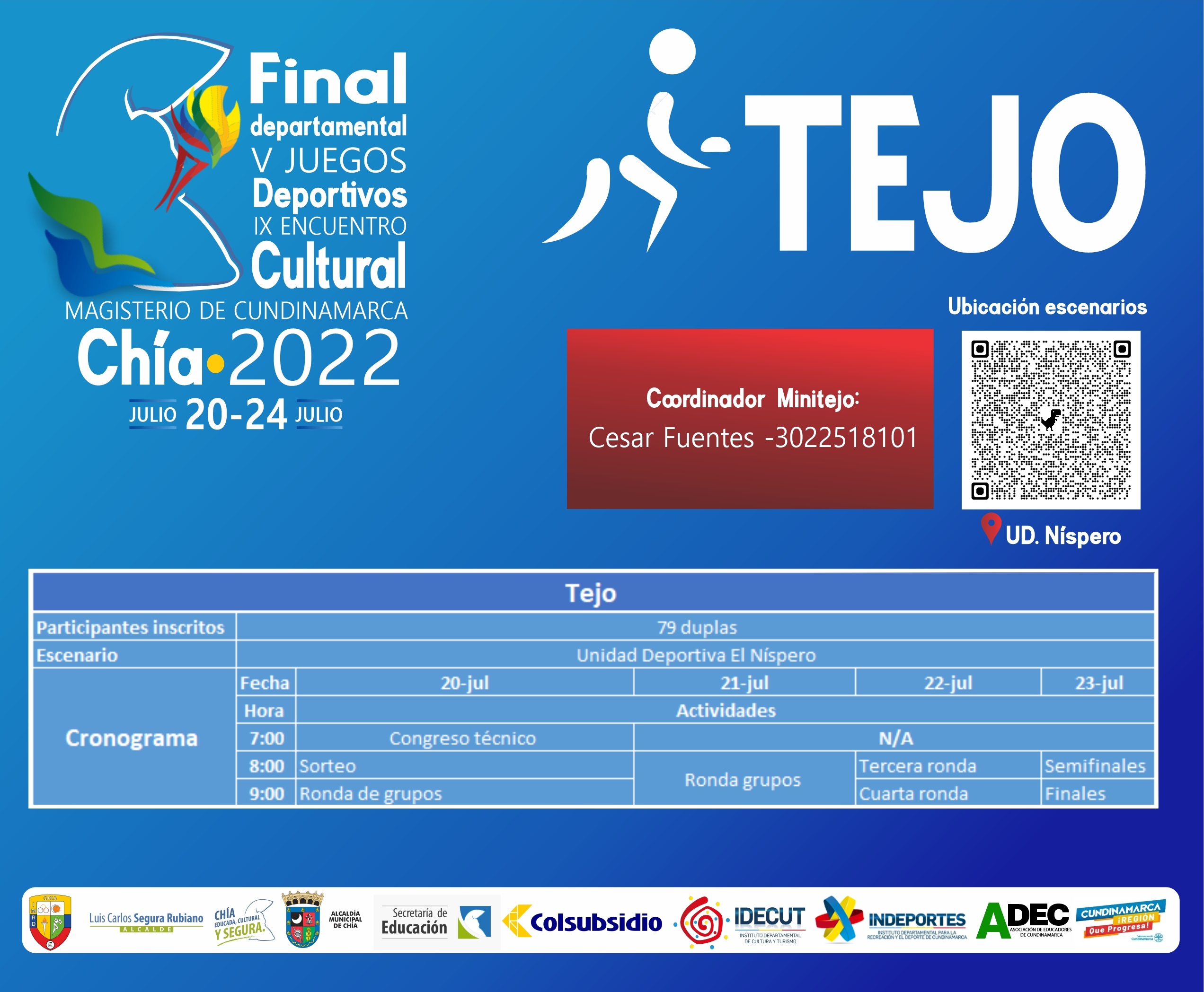 PROGRAMACION TEJO